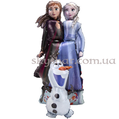 Ходяча кулька "Анна, Ельза і Сніговик Олаф. Холодне Серце 2" – фото 1