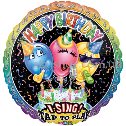 Співаюча кулька "Happy Birthday Веселі кульки" – фото 1