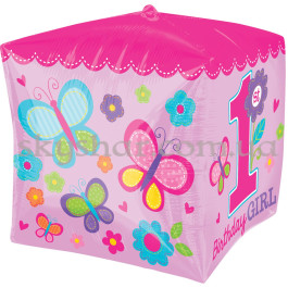 Фольгированный шар куб "1-й ДР Девочка" – фото 35