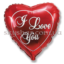 Опция Фольгована кулька серце "I Love You ультра" (80 см) – фото 12