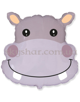 Опция Фольгированный шар "Голова бегемота" – фото 1