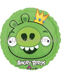 Опция Фольгована кулька "Зелена пташка на колі" – фото 1