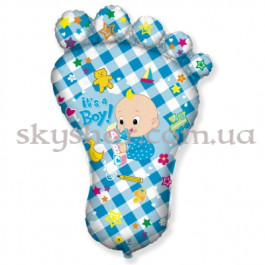Опция Фольгированный шар "Стопа мальчика голубая" – фото 19