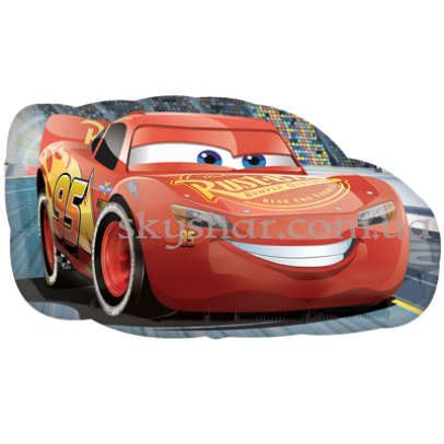 Фольгована кулька "Тачка Молнія" – фото 1