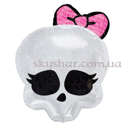 Фольгированный шар "Монстр Хай Череп Блеск" – фото 1 Фольгированный шар "Монстр Хай Череп Блеск" – фото 1