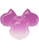 Фольгована кулька фігура "Мінні Маус Омбре голова" – фото 2