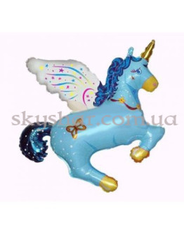 Опция Фольгована кулька "Єдиноріг блакитний" – фото 1