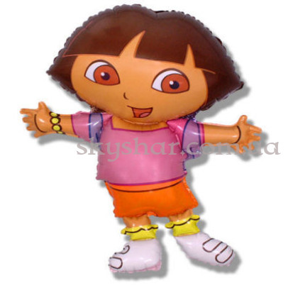 Фольгована кулька "Дора" – фото 1 Фольгована кулька "Дора" – фото 1