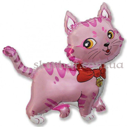 Фольгована кулька "Кошеня рожеве" – фото 1
