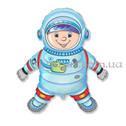 Фольгована кулька "Космонавт Блакитний" – фото 1