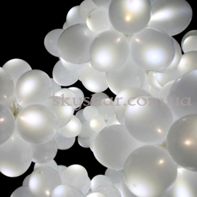 Кульки, що світяться гелієві білі – фото 1