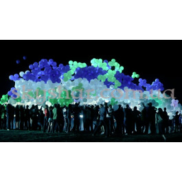 Опция Кульки, що світяться, гелієві в трьох кольорах – фото 3