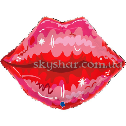 Фольгована кулька "Яскраві губки" – фото 1