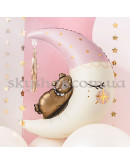 Фольгована кулька "Ведмедик на місяці" – фото 3