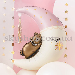 Фольгована кулька "Ведмедик на місяці" – фото 13