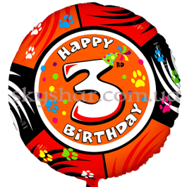 Опция Фольгована цифра "3" на колі – фото 7