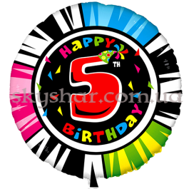 Опция Фольгована цифра "5" на колі – фото 9