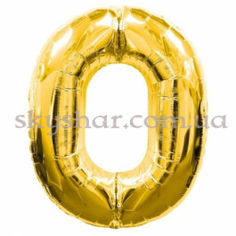 Опция Фольгированная цифра "0" Золотая – фото 17