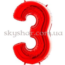 Опция Фольгована цифра "3" Червона – фото 15 Опция Фольгована цифра "3" Червона – фото 15