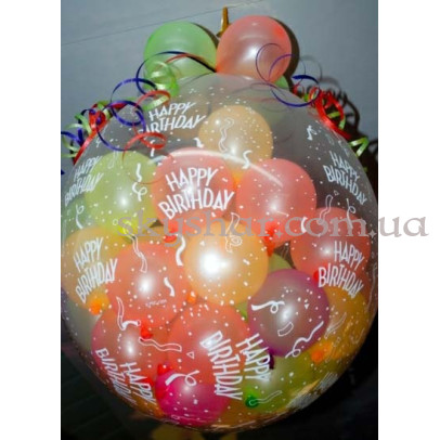Кулька-сюрприз на 40 кульок+конфетті – фото 1