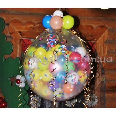 Кулька-сюрприз на 100 кульок+конфетті – фото 1