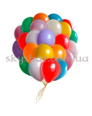 Гелієві кульки без малюнка 9" (22 см) – фото 2