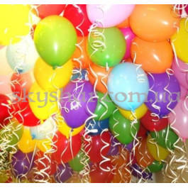 Гелиевые шары без рисунка 10" (26 см) – фото 2