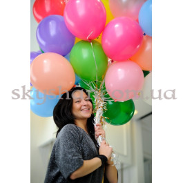 Гелиевые шары без рисунка 12" (30 см) – фото 5