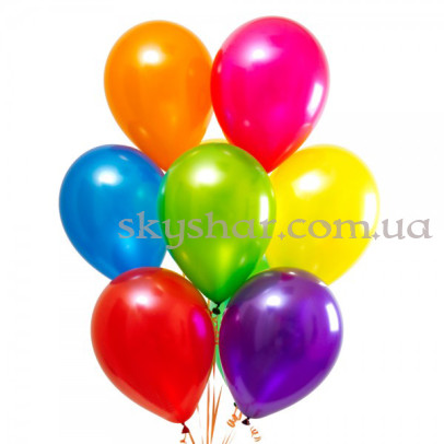 Гелієві кульки Металік 12" (30 см)  – фото 1