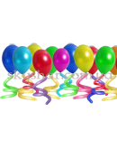 Гелієві кульки зі спіраллю (30 см)  – фото 2