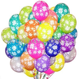 Гелієві кульки "Ромашки маленькі" (30 см)  – фото 22