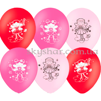 Гелієві кульки "Феєчки" (30 см)  – фото 1