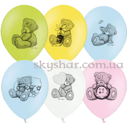 Гелієві кульки "Ведмедики Me to you" (30 см)  – фото 1