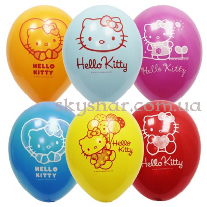 Гелиевые шары "Hello Kitty" (30 см)  – фото 1