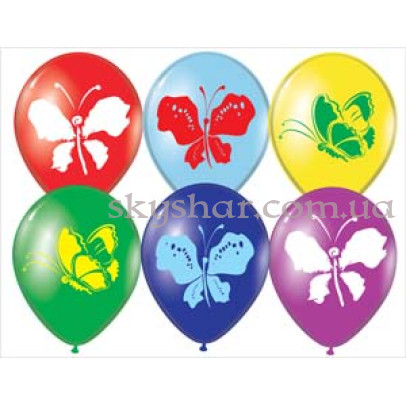 Гелиевые шары "Бабочки" (30 см)  – фото 1