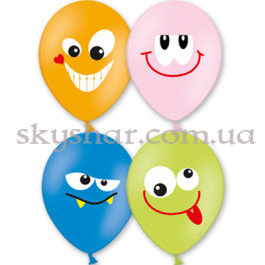 Опция Гелиевые шары "Улыбки цветные" (35 см)  – фото 9