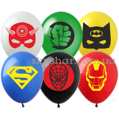 Гелиевые шары "Супергерои" (30 см)  – фото 1