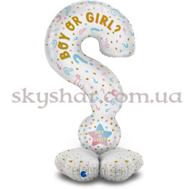 Фольгована стояча фігура "Boy or girl (Знак питання)" – фото 25