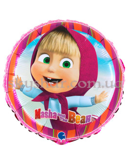 Опция Фольгированный шар "Маша и Медведь" – фото 1 Опция Фольгированный шар "Маша и Медведь" – фото 1
