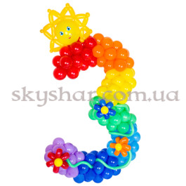 Опция Цифра з кульок "Райдуга" – фото 11