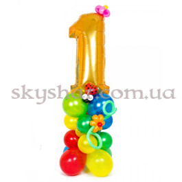 Опция Фігура з кульок "Стійка з цифрою" – фото 1