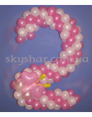 Цифра з кульок "Метелик" – фото 3