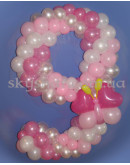 Цифра из шаров "Бабочка" – фото 2