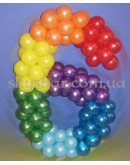 Цифра з кульок "Райдужна" – фото 2