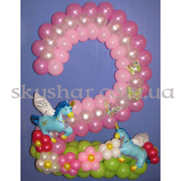 Опция Цифра з кульок "Єдинороги" – фото 17