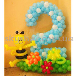 Опция Цифра з кульок "Бджілка" – фото 20