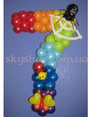 Цифра з кульок "Павутинка" – фото 3