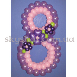 Опция Цифра из шаров "Очарование" – фото 6 Опция Цифра из шаров "Очарование" – фото 6
