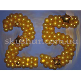 Опция Цифра з кульок 25 "Зірки" – фото 25