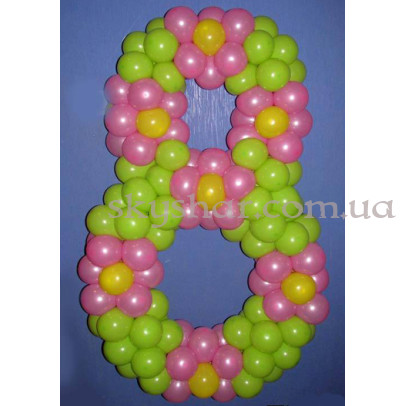 Цифра з кульок "Візерунок" – фото 1